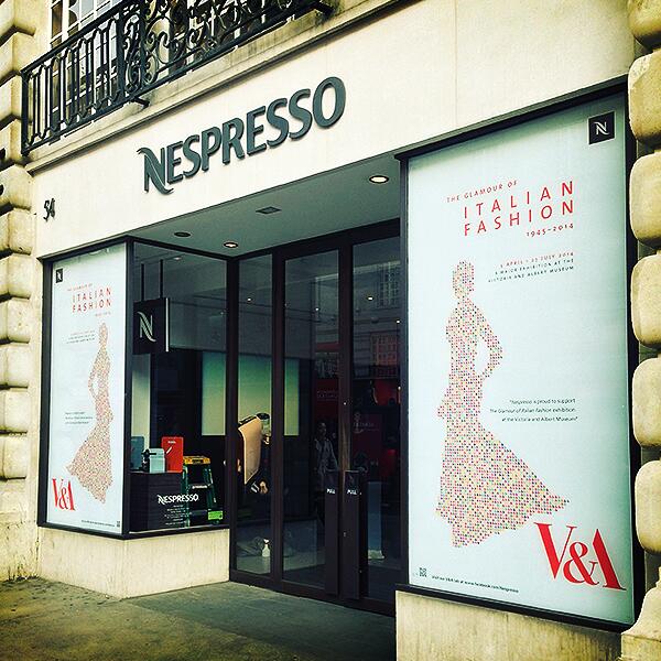 Nespresso Regent Street windows