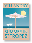 Summer in St Tropez Villandry postcard front