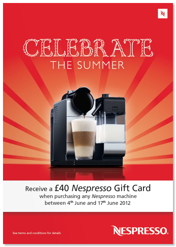 Nespresso Boutiques Summer 2012 campaign