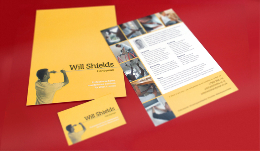 Will Shields Handyman — flyers and business card