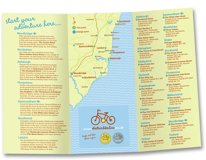 Elecric Bike Hire leaflet inside