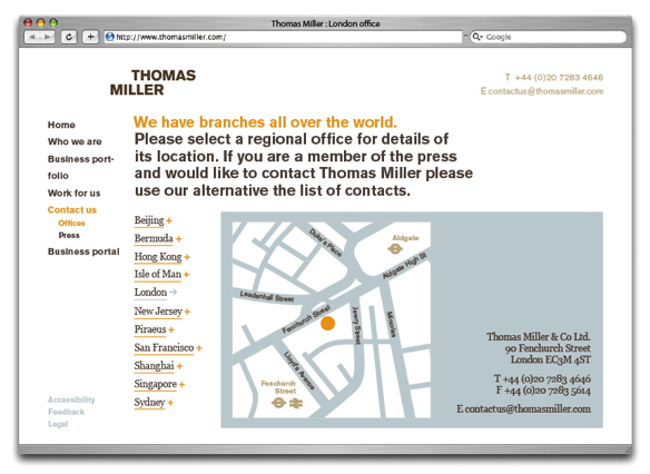Thomas Miller site office location