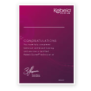 Kebelo certificate design