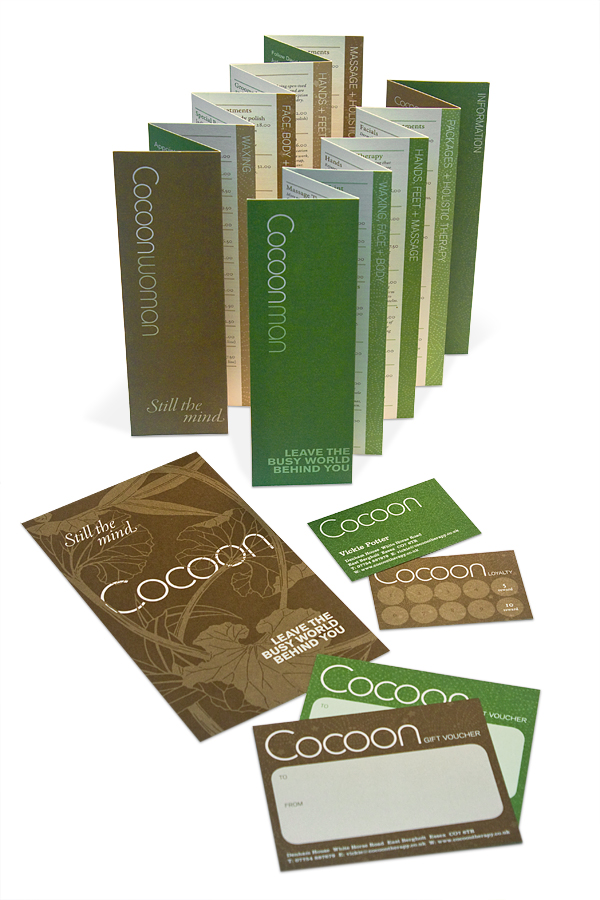 Cocoon Therapy printed material