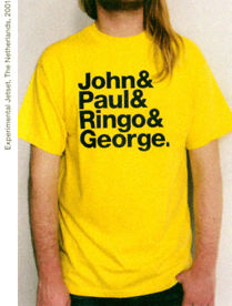 Experimental Jetset: John & Paul & Ringo & George t-shirt