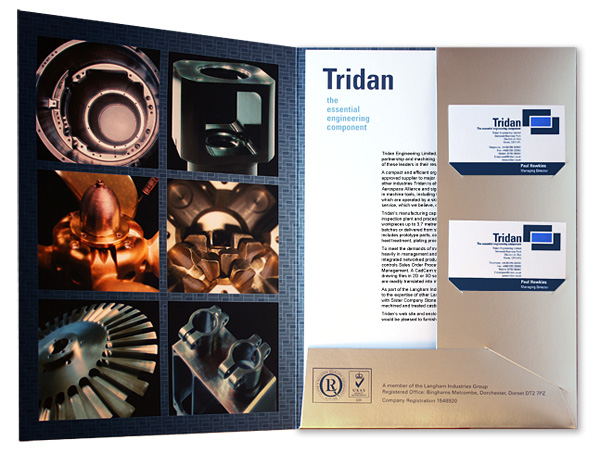Tridan brochure design