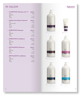 Kebelo price list in salon items