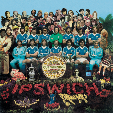 Sgt Pepper Ipswich Town design