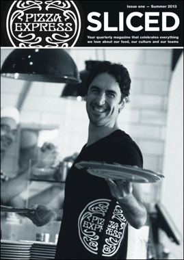 Pizza Express Sliced magazine cover issue 1