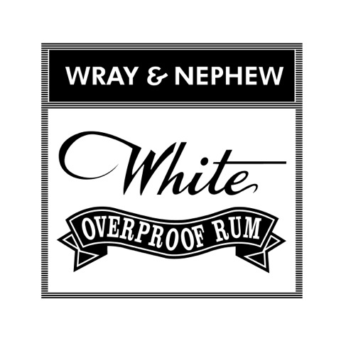 Wray & Nephew one colour logo white