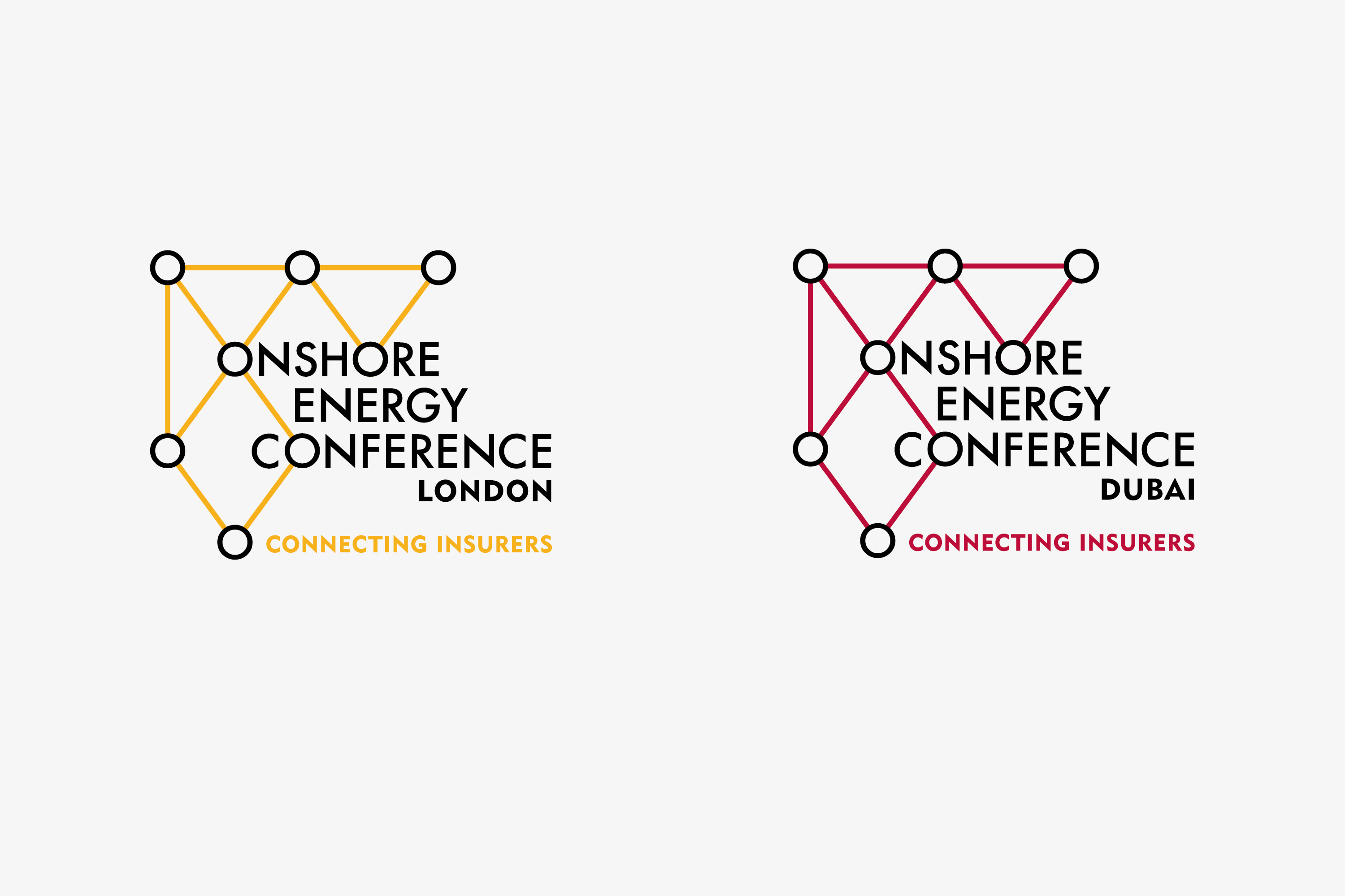 Alternative logos for each conference   Alternative logos for each conference