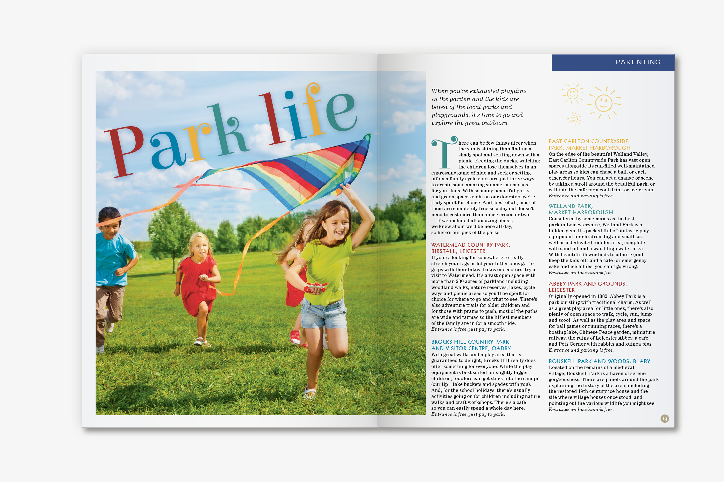 Four Point Two magazine : example spread   Four Point Two magazine : example spread