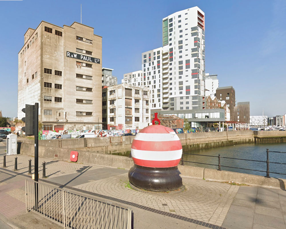 Stoke Bridge Wharf, Ipswich before renovation