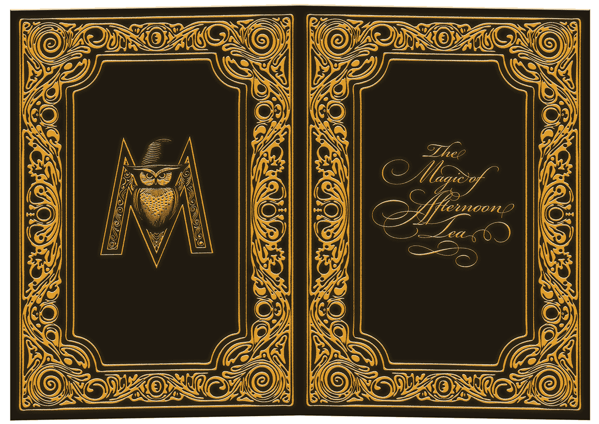 The Magic of Afternoon Tea menu covers