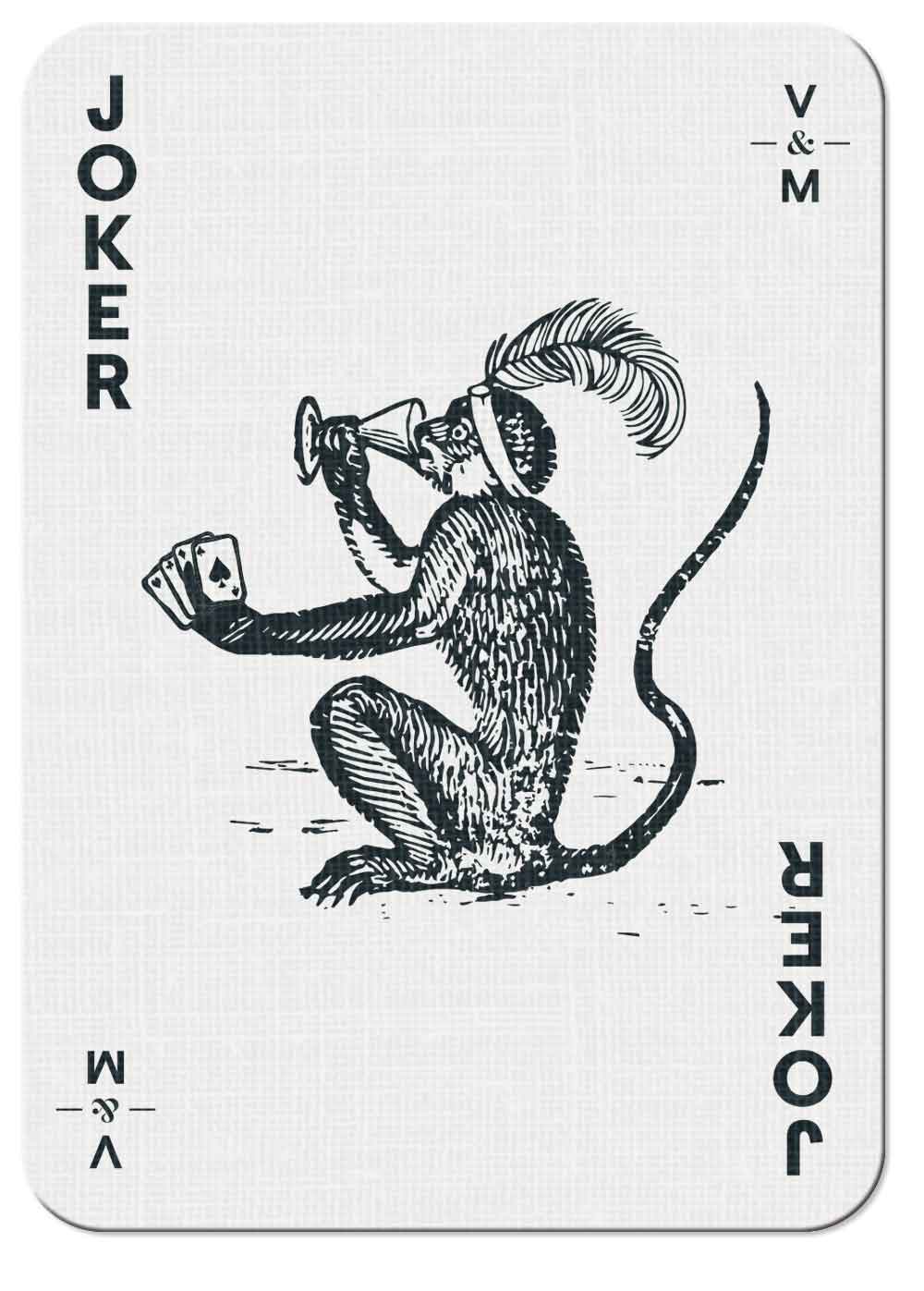 Vin-try & Mercer playing card —Joker 02