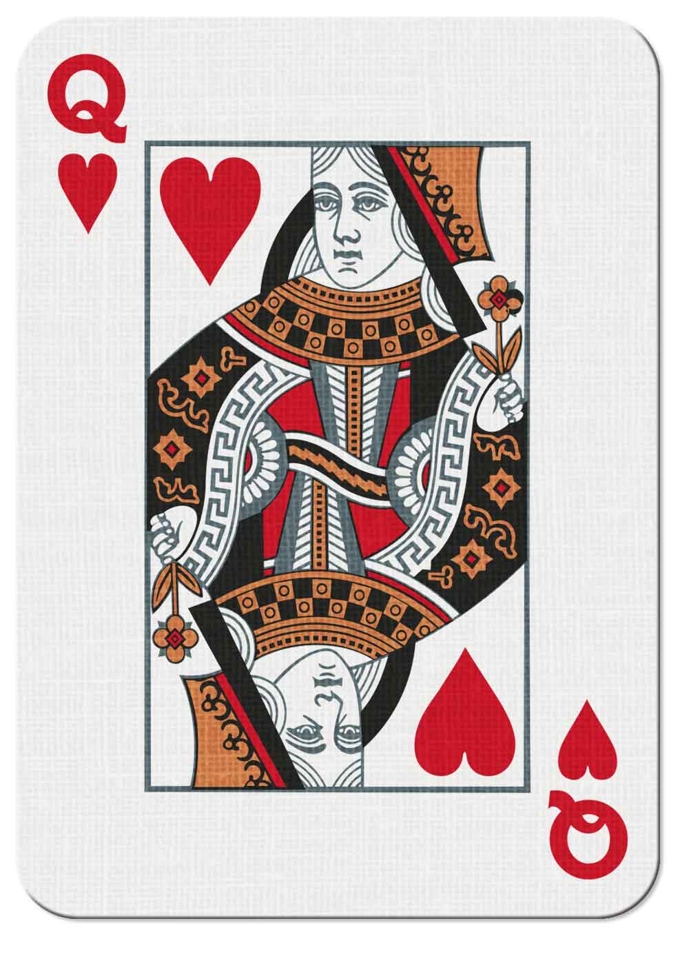 Vintry & Mercer playing card — Queen of Hearts