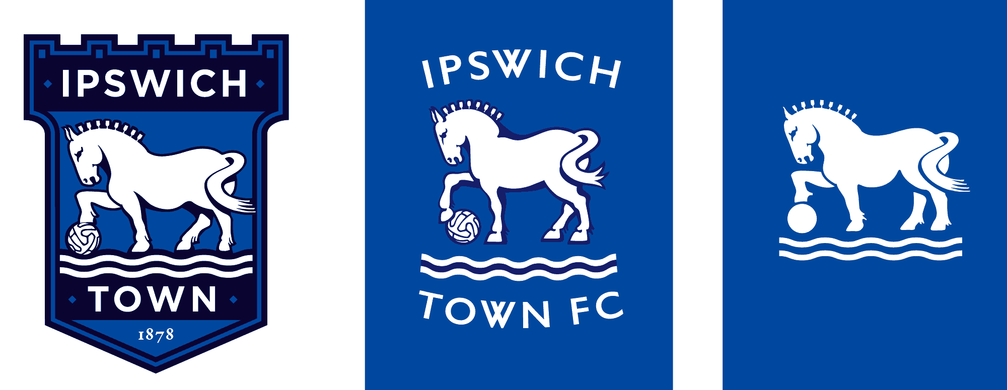 Come Hither Design, Ipswich Town logos. Work in progress